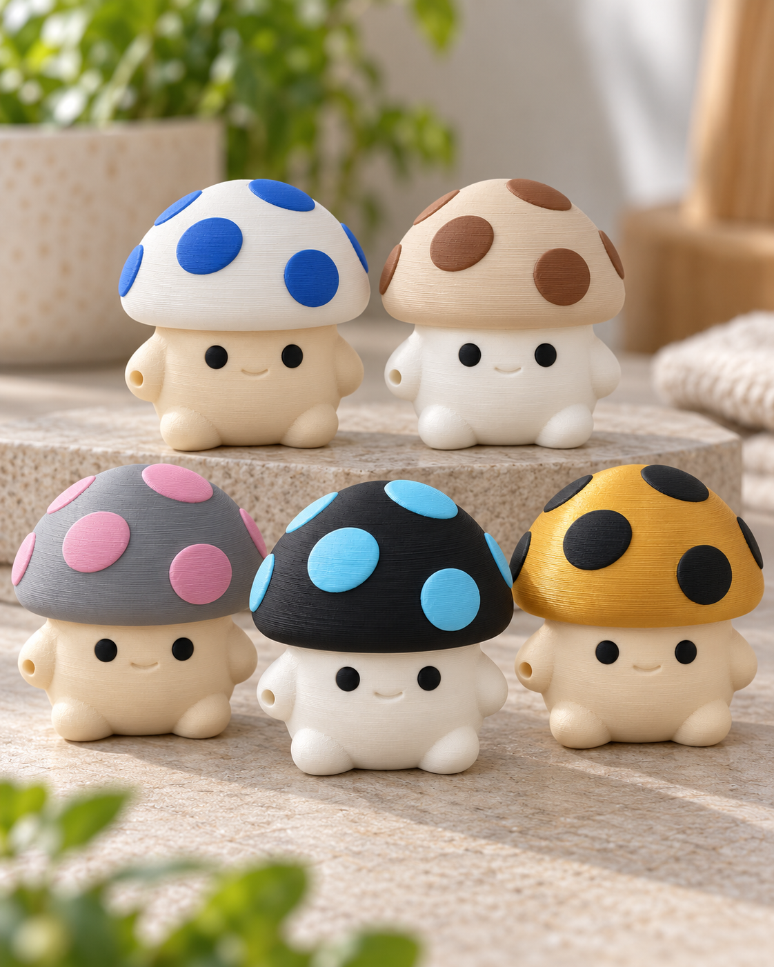 Generated promotional mushroom color group